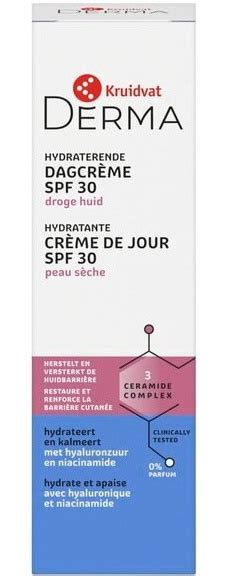 kruidvat derma dagcreme ingredients.